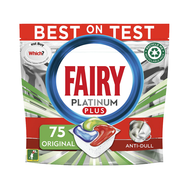 Fairy Dishwasher Tablets Platinum Pack 75