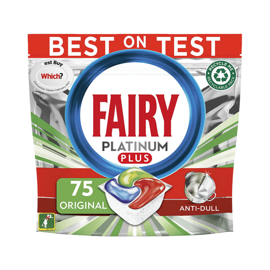 Fairy Dishwasher Tablets Platinum Pack 75