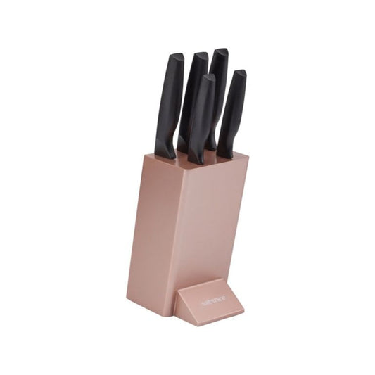 Wiltshire Rose Gold Knife Block Set