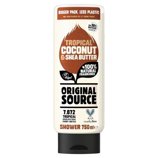 Gel douche Original Source à la noix de coco et au beurre de karité