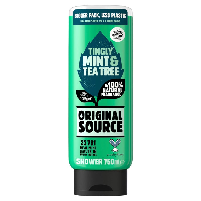 Gel de ducha Original Source Tingly Mint y árbol de té