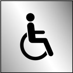 Securit Metal Disabled Symbol