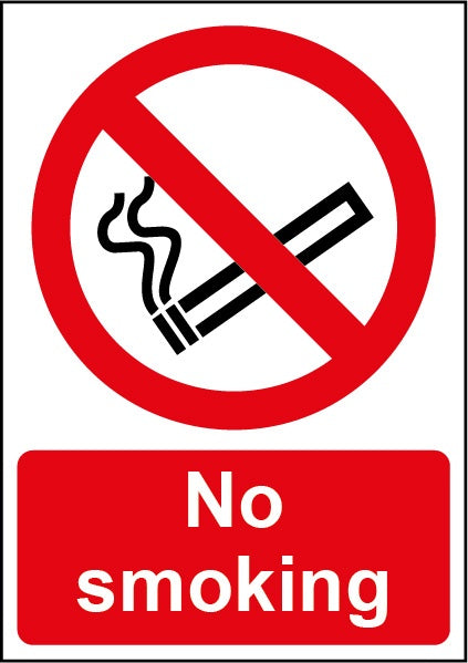 Smiths Architectural No Smoking Sign