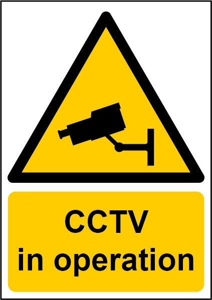 Smiths Architectural CCTV In Operation Sign