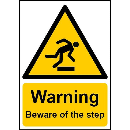 Smiths Architectural Danger Beware Step Sign