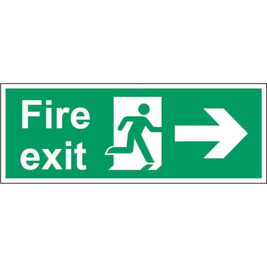 Securit Fire Exit Arrow Right