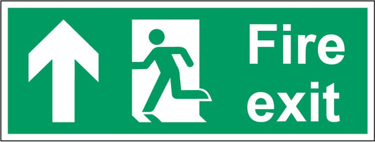 Securit Fire Exit Arrow Up