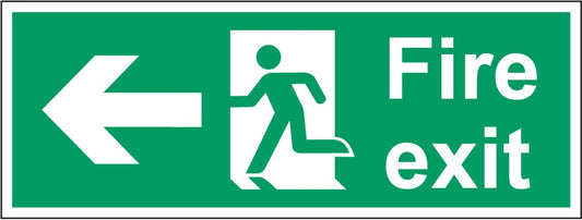 Securit Fire Exit Arrow Left