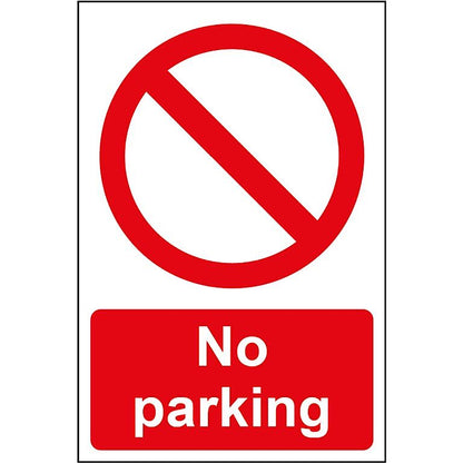 Señal de prohibido aparcar de Smiths Architectural 200 x 300 mm 