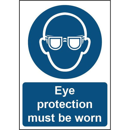 Smiths Architectural Eye Protection Must Be Worn Sign