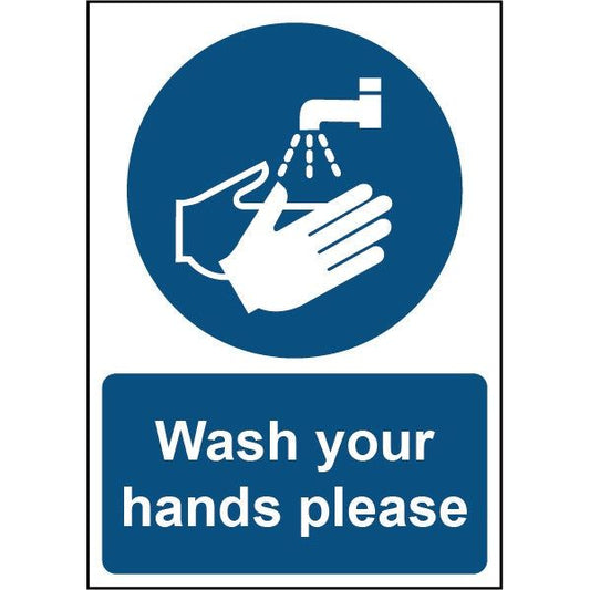 Securit Wash Your Hands Please