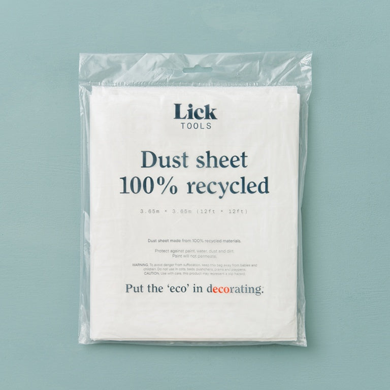 Feuille anti-poussière 100 % recyclée LickTools