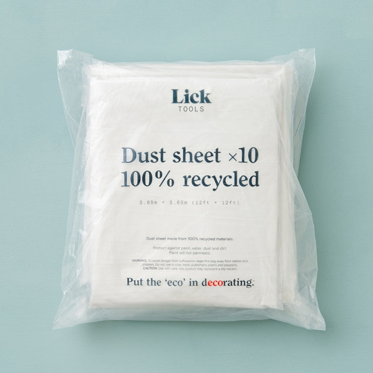 LickTools 100% Recycled Dust Sheet