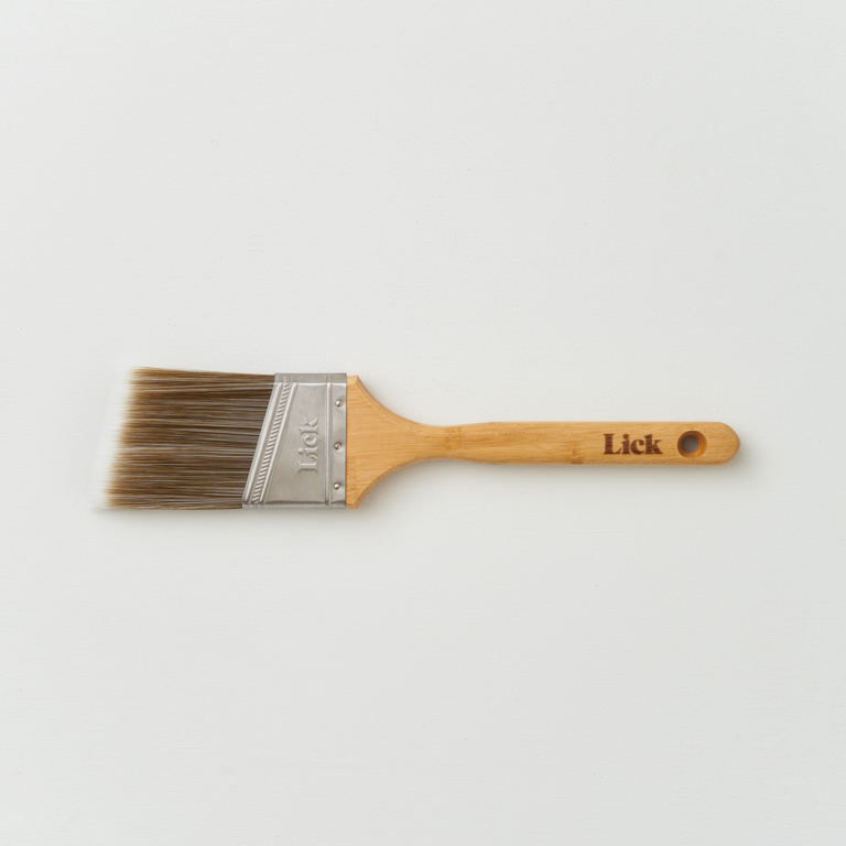 LickTools Eco Bamboo Handle Angle Sash Brush