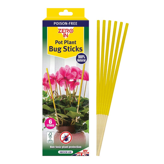 Zero In Pot Plant Insect Sticks