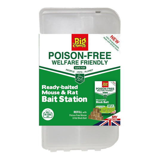 The Big Cheese Poison Free Ready Baited Mouse & Rat Station