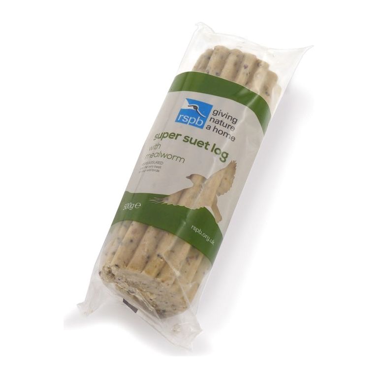 Rspb Super Suet Mealworm Log