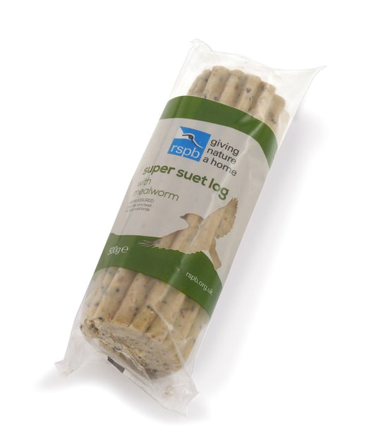 Rspb Super Suet Mealworm Log