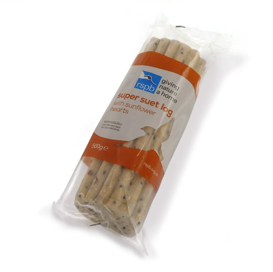 Rspb Super Suet Sunflower Hearts Log