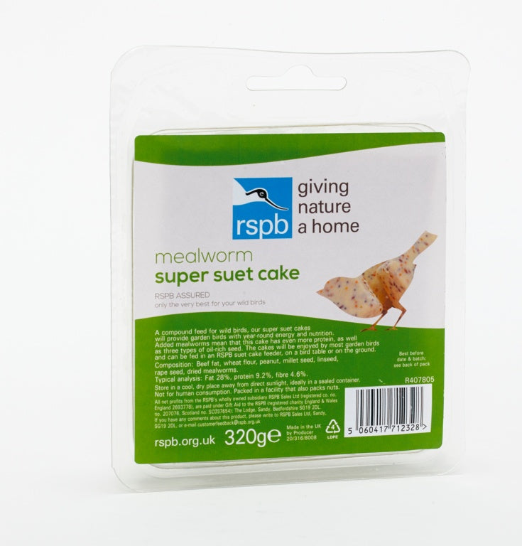 Rspb Super Suet Cake With Mealworms