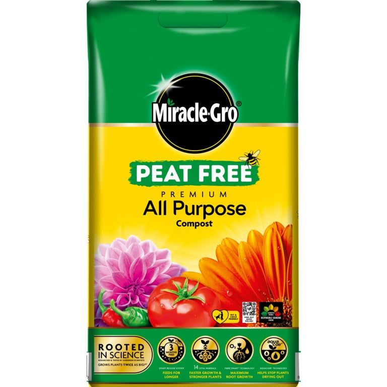 Compost tout usage sans tourbe Miracle-Gro® Premium