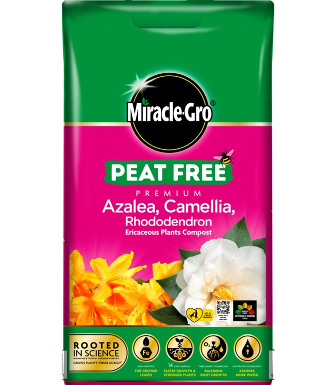 Abono ericáceo sin turba Miracle-Gro®