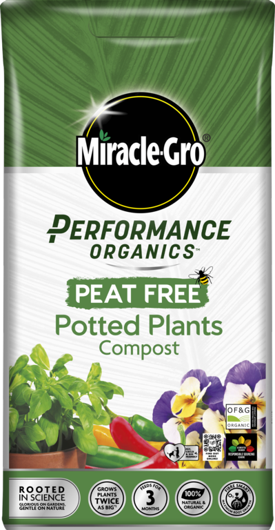 Compost biologique pour plantes en pot sans tourbe Miracle-Gro® Performance