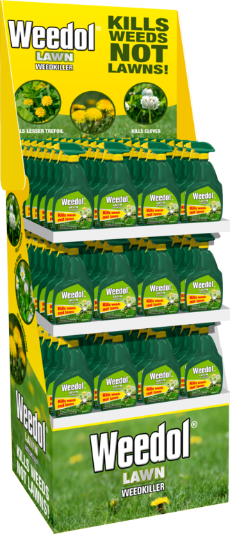 Weedol Lawn Weedkiller Gun – Display of 80 x 800ml