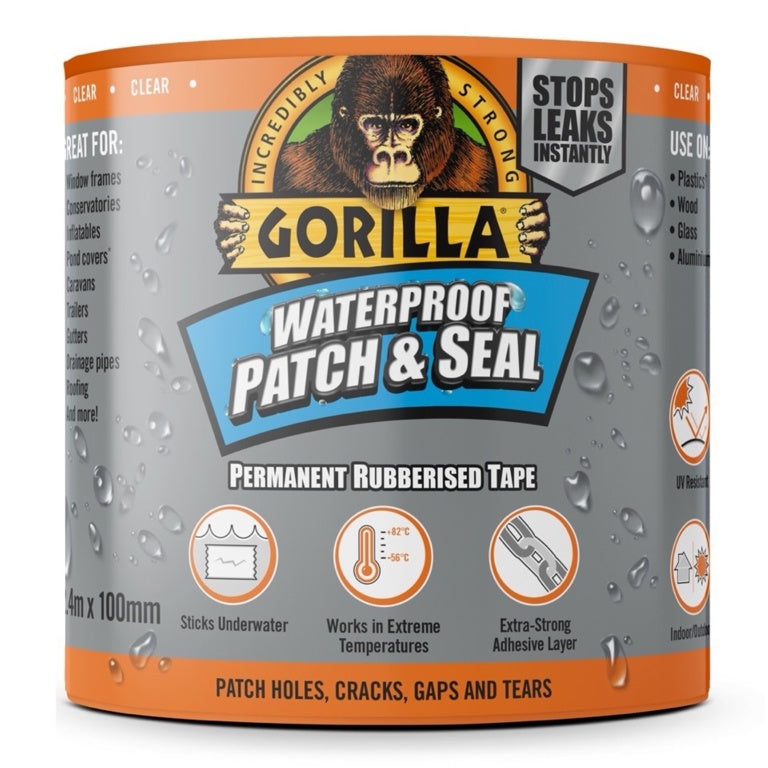 Gorilla Waterproof Patch & Seal Clear Tape