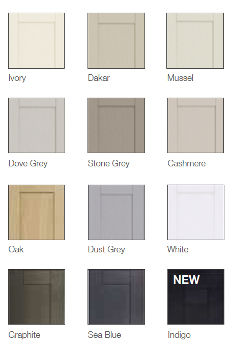 LochAnna Grained Kitchen L-Shaped Option