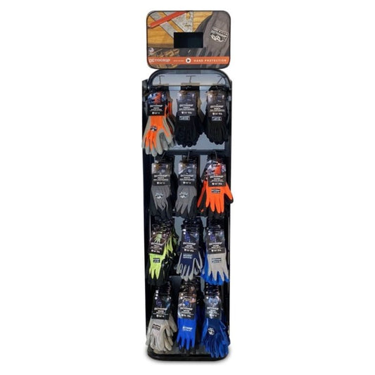 Octogrip Gloves Mix Stock & Stand Display