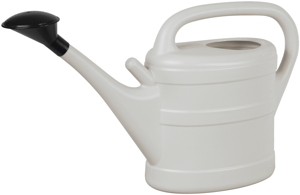 Green & Home 10L Recycled Watering Can Light Grey