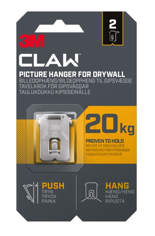 3M Drywall Picture Hanger 20kg