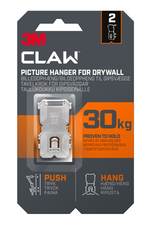 3M Drywall Picture Hanger 30kg