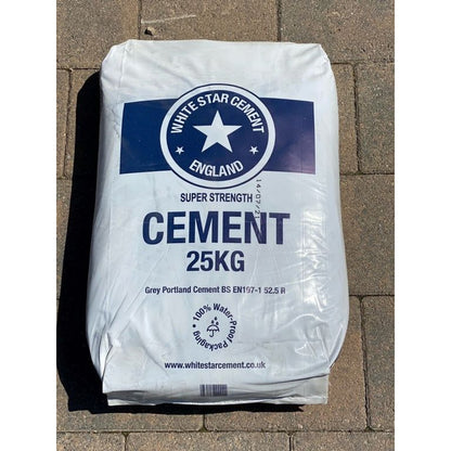 Whitestar Cement Water Resistant Bag 25kg