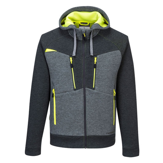 Portwest Zipped Hoodie Grey