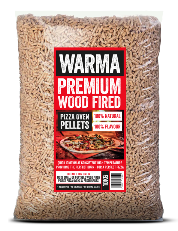 Warma Premium Wood Fired Pizza Oven Pellets – 10kg