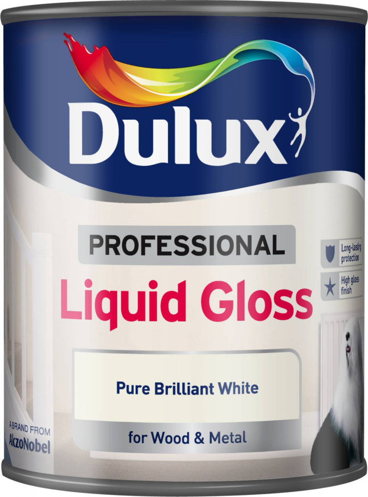 Dulux Professional Brillant Liquide 750ml Blanc Brillant Pur