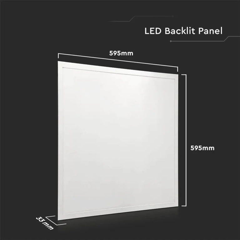 V-Tac 36W LED Ceiling Panel Light (6400K Daylight)