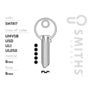 Smiths Locks Universal 5 Pin Key Blank Pack 10