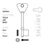 Smiths Locks Legge Mortice Key Blank Pack 10