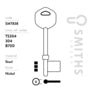 Smiths Locks Guardian Mortice Key Blank Pack 10