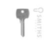 Smiths Locks Llave en blanco con cilindro europeo de 1 estrella y 6 pines