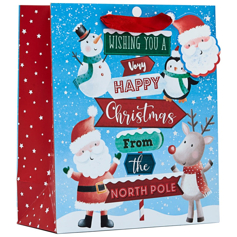 Partisan North Pole Sign Bag