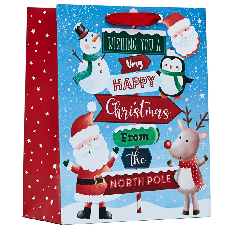 Partisan North Pole Sign Bag