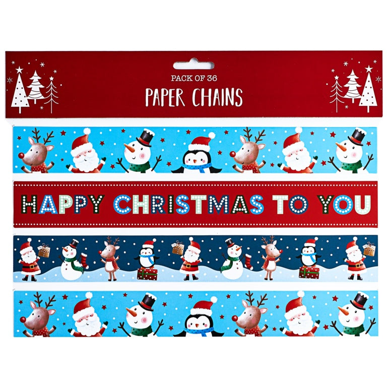 Partisan North Pole Kids Paper Chains