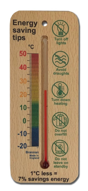 Brannan Wide Wall Thermometer