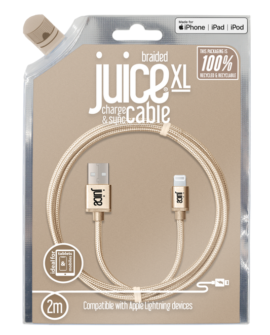 Juice Apple Lightning Braided Charging Cable