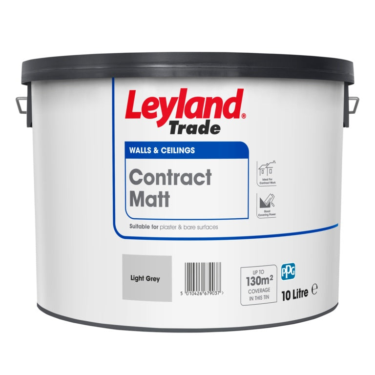 Leyland Trade Contract Matt 10L Light Grey