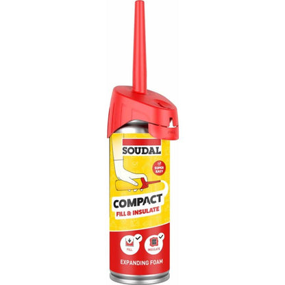 Soudal Compact Fill & Insulate Gap Filling Foam 150ml